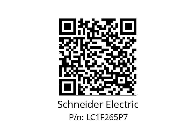   Schneider Electric LC1F265P7