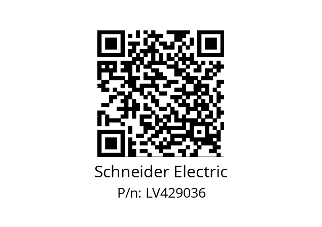   Schneider Electric LV429036