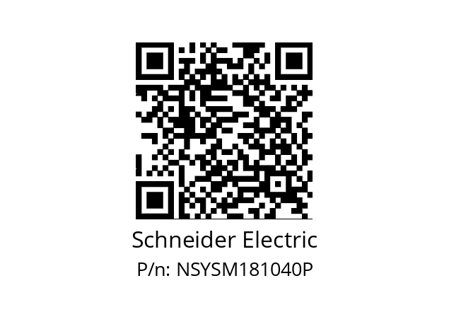   Schneider Electric NSYSM181040P