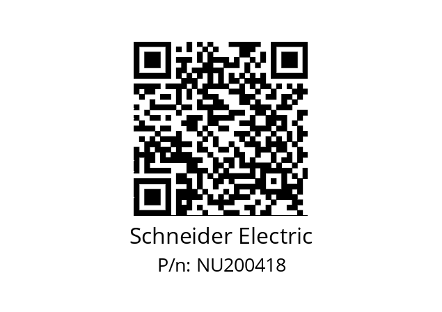   Schneider Electric NU200418