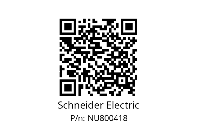   Schneider Electric NU800418