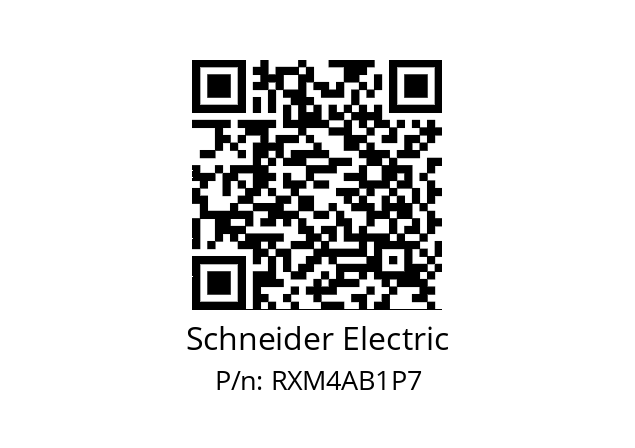   Schneider Electric RXM4AB1P7