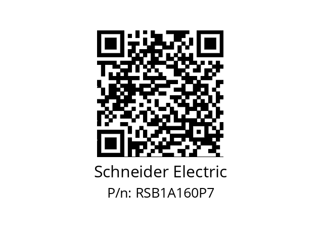   Schneider Electric RSB1A160P7