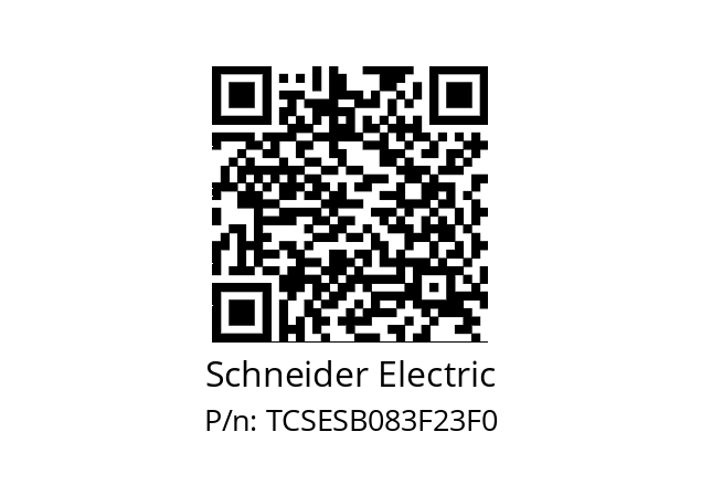   Schneider Electric TCSESB083F23F0