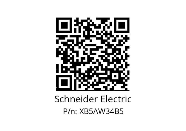   Schneider Electric XB5AW34B5