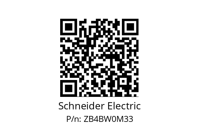   Schneider Electric ZB4BW0M33