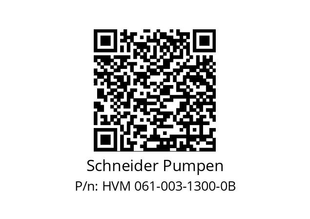   Schneider Pumpen HVM 061-003-1300-0B