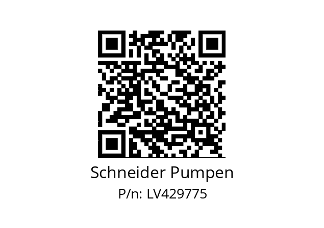   Schneider Pumpen LV429775