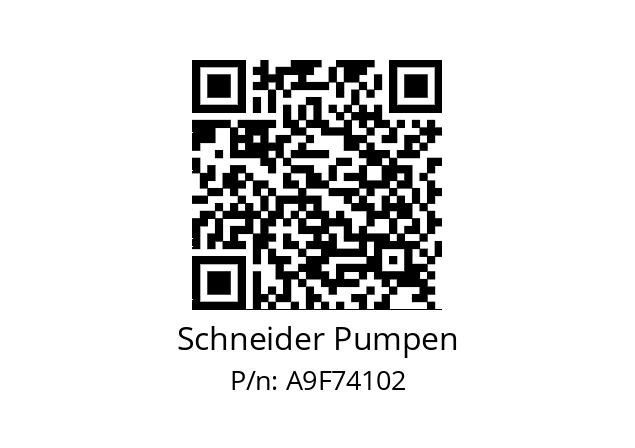   Schneider Pumpen A9F74102