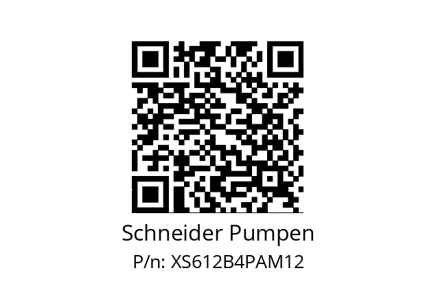   Schneider Pumpen XS612B4PAM12