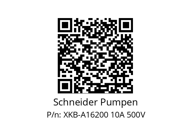   Schneider Pumpen XKB-A16200 10A 500V