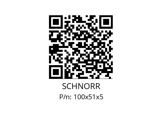   SCHNORR 100x51x5