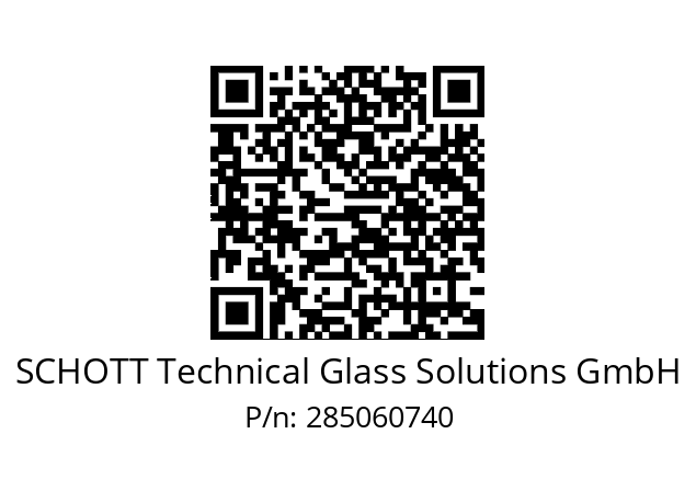   SCHOTT Technical Glass Solutions GmbH 285060740