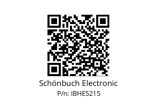   Schönbuch Electronic IBHE5215