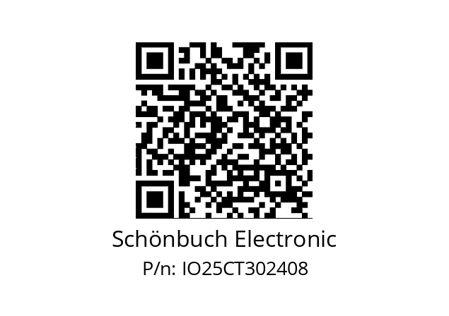   Schönbuch Electronic IO25CT302408