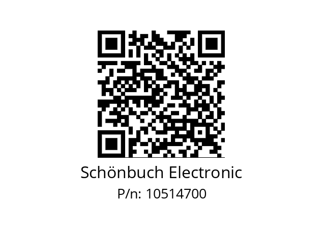   Schönbuch Electronic 10514700