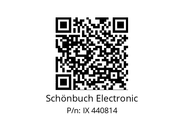 Sensor  Schönbuch Electronic IX 440814