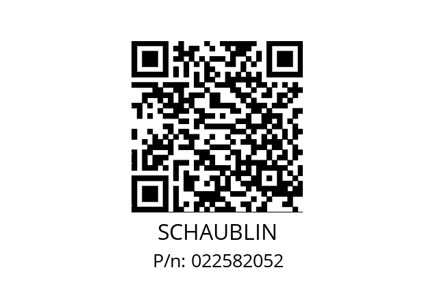   SCHAUBLIN 022582052