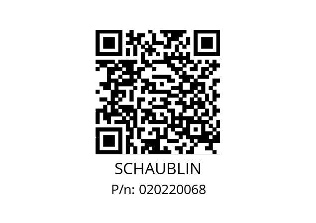   SCHAUBLIN 020220068