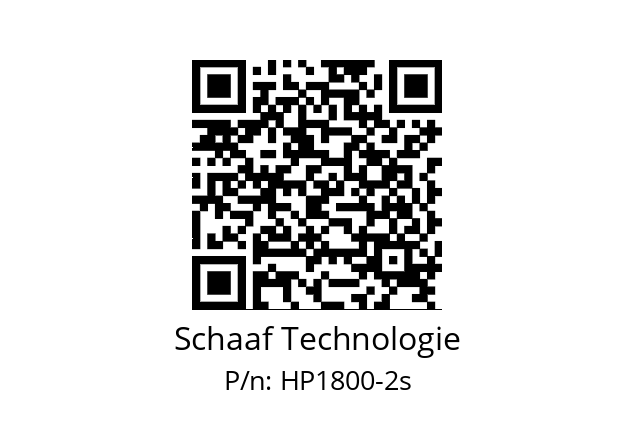   Schaaf Technologie HP1800-2s