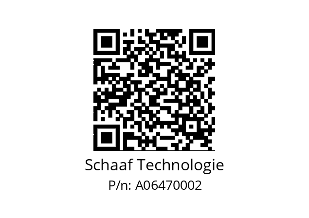   Schaaf Technologie A06470002