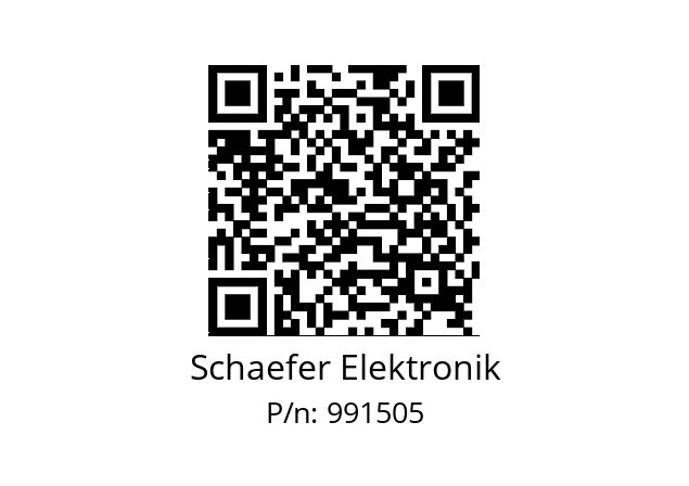   Schaefer Elektronik 991505