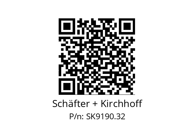   Schäfter + Kirchhoff SK9190.32