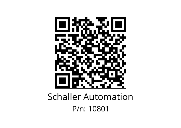   Schaller Automation 10801