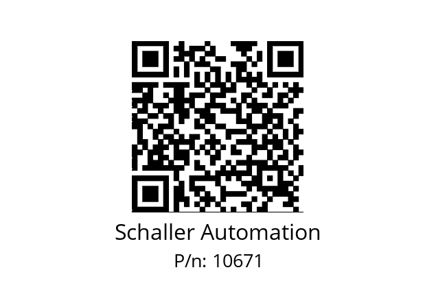   Schaller Automation 10671