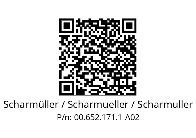   Scharmüller / Scharmueller / Scharmuller 00.652.171.1-A02