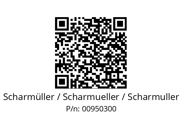   Scharmüller / Scharmueller / Scharmuller 00950300