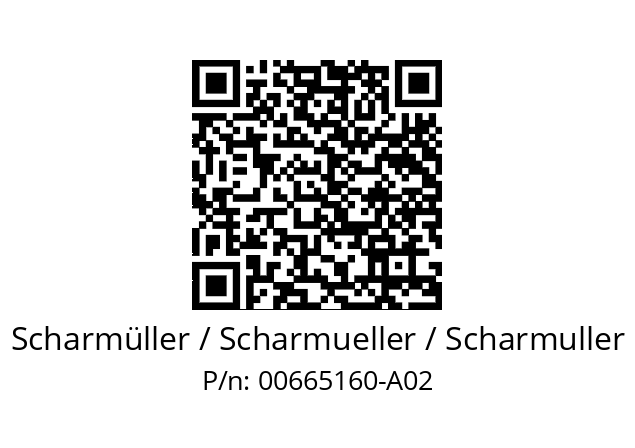   Scharmüller / Scharmueller / Scharmuller 00665160-A02