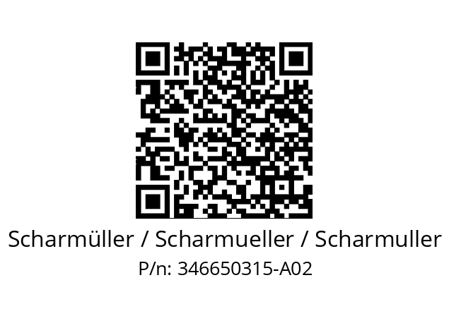   Scharmüller / Scharmueller / Scharmuller 346650315-A02