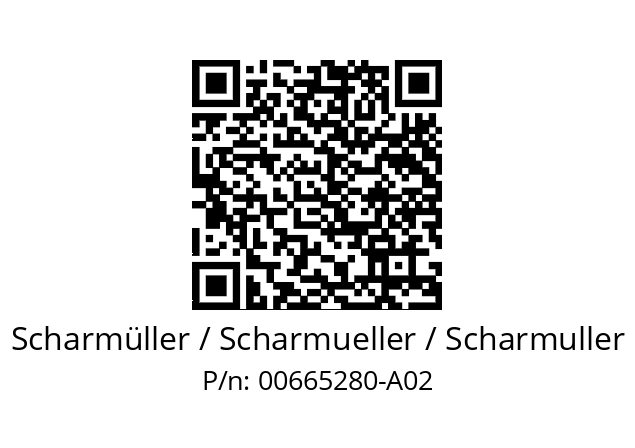   Scharmüller / Scharmueller / Scharmuller 00665280-A02