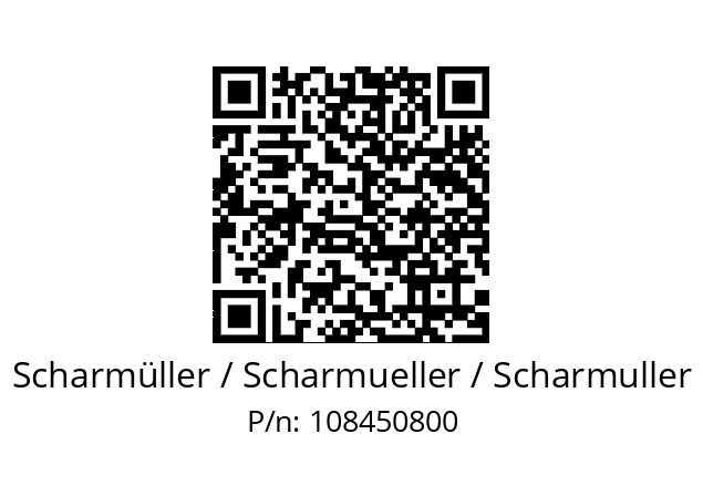   Scharmüller / Scharmueller / Scharmuller 108450800