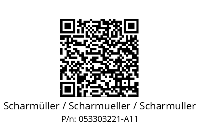   Scharmüller / Scharmueller / Scharmuller 053303221-A11