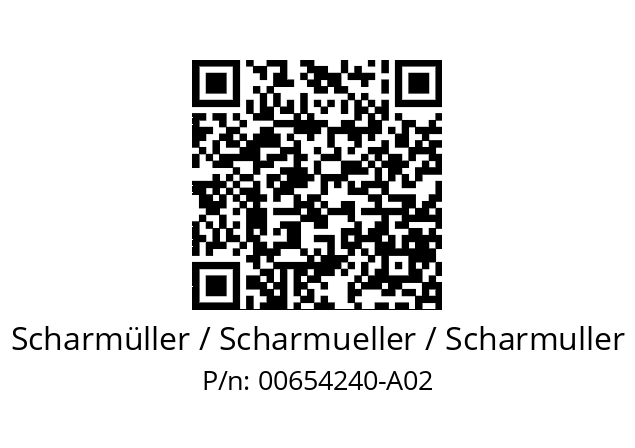   Scharmüller / Scharmueller / Scharmuller 00654240-A02