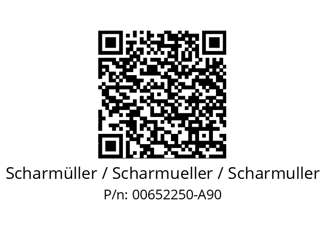   Scharmüller / Scharmueller / Scharmuller 00652250-A90