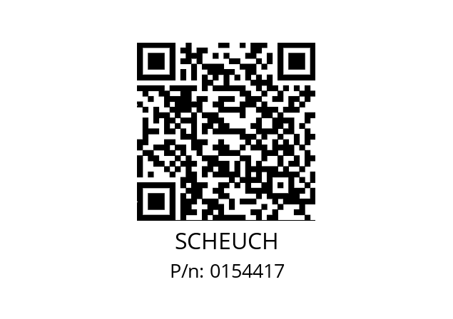   SCHEUCH 0154417