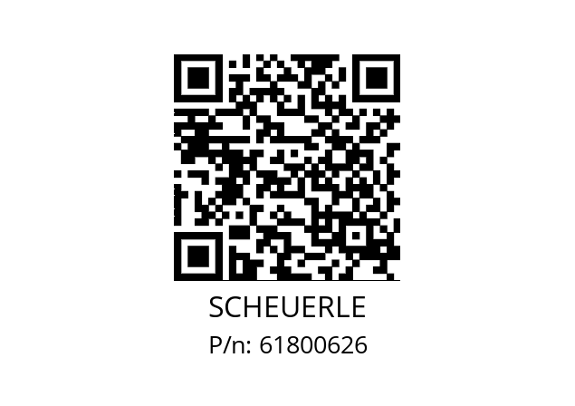   SCHEUERLE 61800626