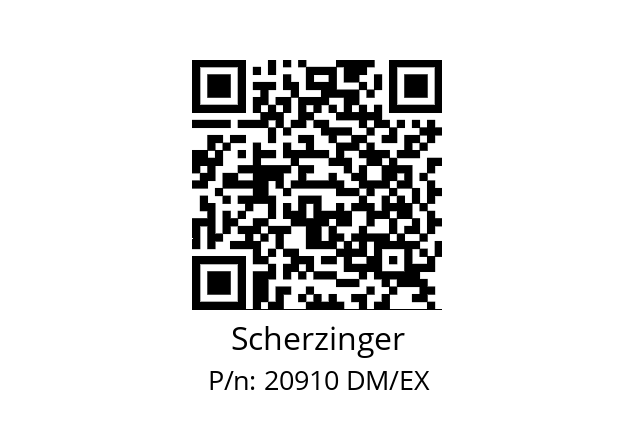   Scherzinger 20910 DM/EX