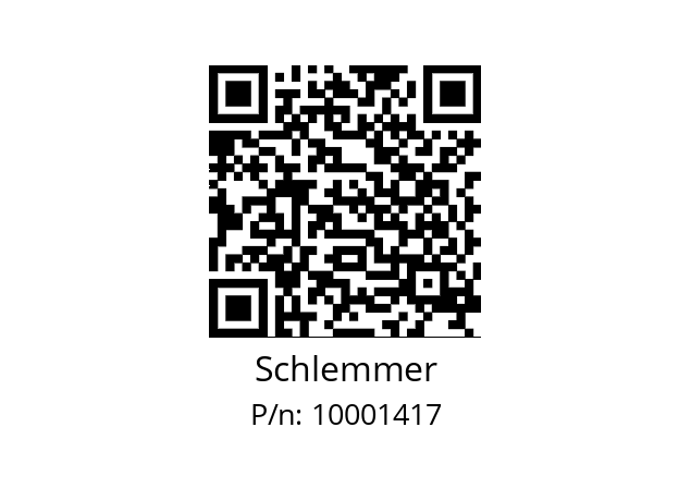   Schlemmer 10001417