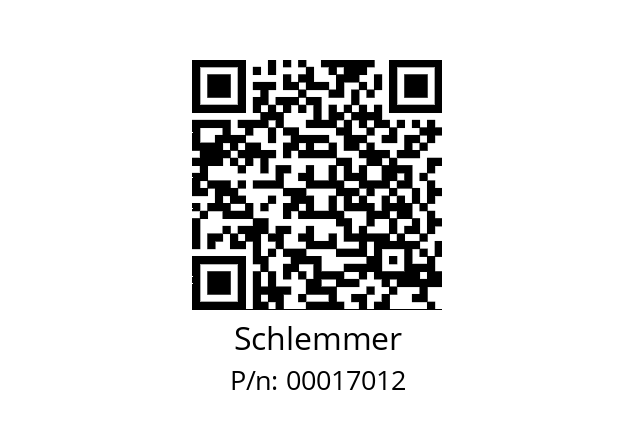   Schlemmer 00017012