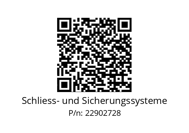   Schliess- und Sicherungssysteme 22902728