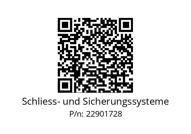   Schliess- und Sicherungssysteme 22901728