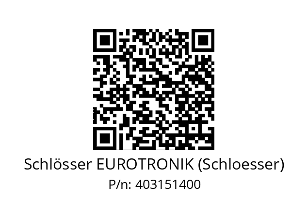   Schlösser EUROTRONIK (Schloesser) 403151400