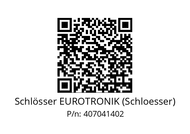   Schlösser EUROTRONIK (Schloesser) 407041402