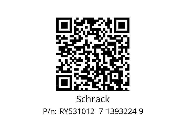   Schrack RY531012  7-1393224-9