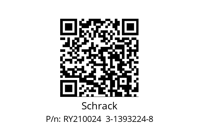   Schrack RY210024  3-1393224-8