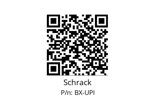   Schrack BX-UPI